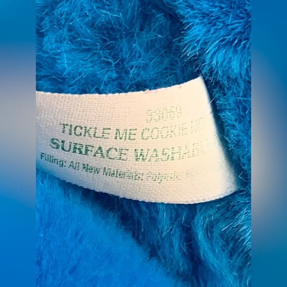 VTG 1996 Tyco Cookie Monster Talking Tickle Me Plush From Sesame Street Tested‎ - Picture 4 of 7